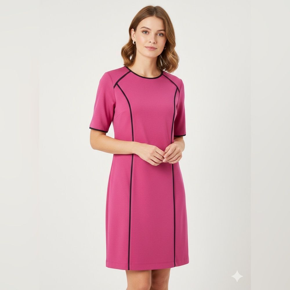 Hot Pink Shift Dress Nine West Fucsia